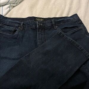 Urban Star Men's Deep Indigo Relaxed Jeans